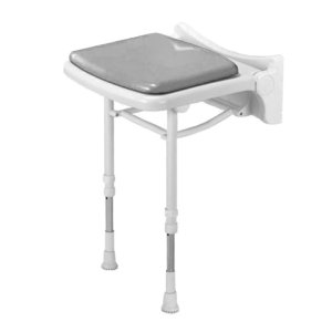 AKW 200 Series Compact Fold Up Seat With Pad - Grey (02000P) - main image 1