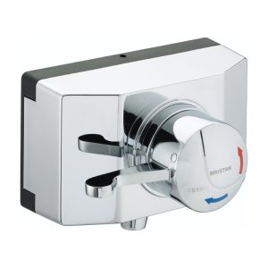 Bristan Opac Exposed Shower Valve With Lever Handle & Shroud (OP TS1503 SCL C) - main image 1