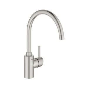 Grohe Concetto Single Lever Sink Mixer - Supersteel (32661DC3) - main image 1