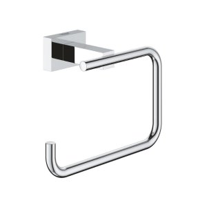 Grohe Essentials Cube Toilet Roll Holder - Chrome (40507001) - main image 1