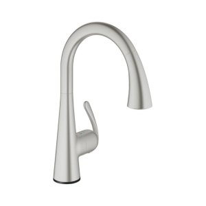 Grohe Zedra Touch Electronic Single Lever Sink Mixer - Supersteel (30219DC1) - main image 1
