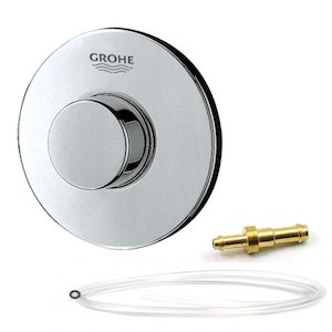 Grohe push button and 75cm hose - chrome (37761000) - main image 1