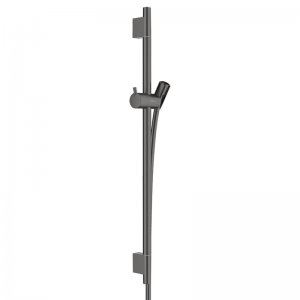 hansgrohe Unica Shower Rail S Puro - 65cm with Shower Hose - Brushed Black Chrome (28632340) - main image 1