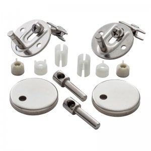Ideal Standard Concept normal close seat and cover hinge set - chrome (EV286AA) - main image 1