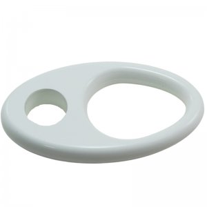 Mira Select 19mm shower hose retaining ring - white (439.03) - main image 1