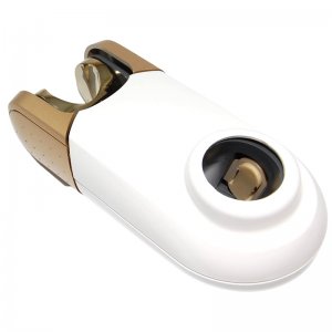Aqualisa 25mm shower head holder - white/gold (215034) - main image 2