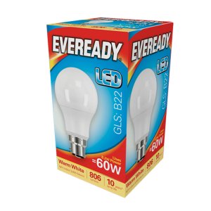 Eveready 9.6W LED GLS Opal Light Bulb - Warm White (S13622) - main image 2