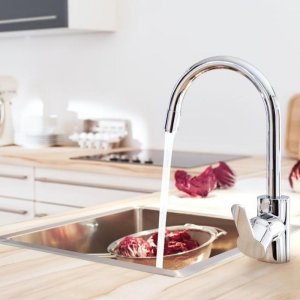 Grohe Eurostyle Cosmopolitan Single Lever Sink Mixer - Chrome (31127002) - main image 2