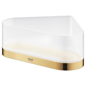 Grohe Selection Corner Shower Tray with Holder - Cool Sunrise (41038GL0) - main image 2
