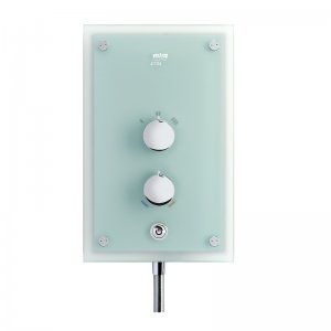 Mira Azora Dual Thermostatic Electric Shower 9.8kW - Frosted Glass (1.1634.156) - main image 2