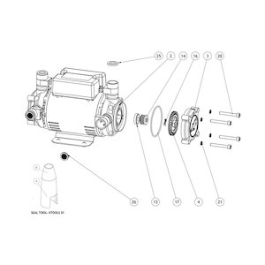 Salamander pump mechanical service kit 01 (SKMECHA01) - main image 2