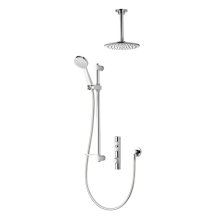 Aqualisa iSystem concealed digital shower digital with adj & ceiling fixed shower heads - HP/Combi (ISD.A1.BV.DVFC.21)