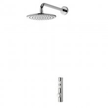 Buy New: Aqualisa iSystem concealed digital shower with wall fixed shower head - gravity pumped (ISD.A2.BFW.21)