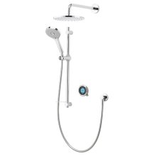 Aqualisa Optic Q Smart Shower Concealed with Adj and Wall Fixed Head - Gravity Pumped (OPQ.A2.BV.DVFW.23)
