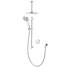 Aqualisa Unity Q Smart Shower Concealed with Adj and Ceiling Fixed Head - Gravity Pumped (UTQ.A2.BV.DVFC.23)