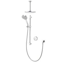 Aqualisa Unity Q Smart Shower Concealed with Adj and Ceiling Fixed Head - HP/Combi (UTQ.A1.BV.DVFC.23)