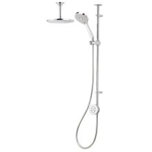Aqualisa Unity Q Smart Shower Exposed with Adj and Ceiling Fixed Head - HP/Combi (UTQ.A1.EV.DVFC.23)