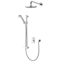 Aqualisa Visage Q Smart Shower Concealed with Adj and Wall Fixed Head - HP/Combi (VSQ.A1.BV.DVFW.23)