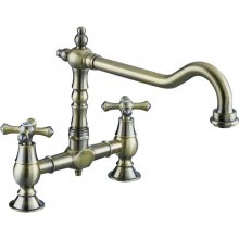 Buy New: Bristan Colonial Bridge Sink Mixer - Antique Bronze (K BRSNK ABRZ)