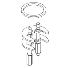 Bristan Double Rod Fixing Kit (691053873009)