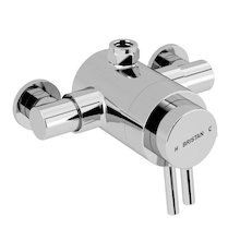 Bristan Prism exposed concentric shower valve only - top outlet (PM2 CSHXTVO C)