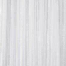 Croydex Woven Stripe Shower Curtain - White (AF286122)