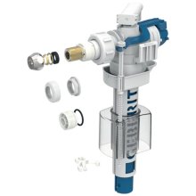 Geberit Type 380AG Fill Valve - 3/8" Brass Nipple Connection - Side Connection (244.510.00.1)