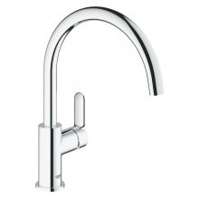 Buy New: Grohe Bauedge single lever sink mixer - chrome (31367000)