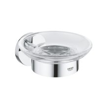 Buy New: Grohe Essentials Soap Dish With Holder - Chrome (40444001)