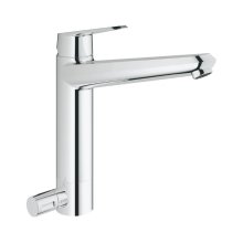 Buy New: Grohe Eurodisc Cosmopolitan Single Lever Sink Mixer - Chrome (31237002)