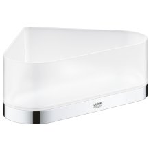 Grohe Selection Corner Shower Tray With Holder - Chrome (41038000)