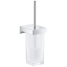 Grohe Selection Cube Toilet Brush Set - Chrome (40857000)