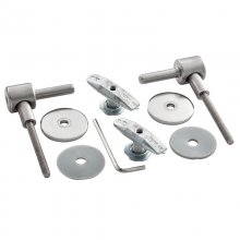 Ideal Standard seat and cover hinge set - new style - white (EV28467)