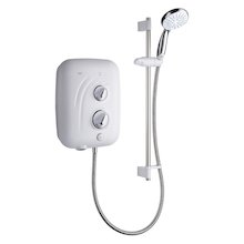Buy New: Mira Elite QT Pumped Electric Shower 10.8kW - White/Chrome (1.1845.002)