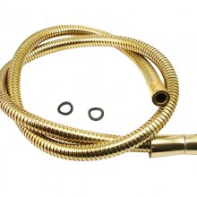 Mira Logic shower hose 1.25m - Gold (450.18)
