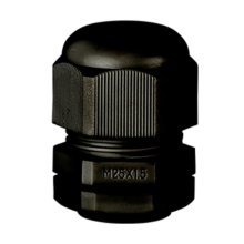 Stag 25mm Black Dome Top Gland (Pack of 10) (SCG/M25B)