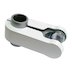 Aqualisa 25mm shower head holder - white/chrome (215033) - thumbnail image 1