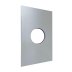 Bristan concealing plate - chrome (D276-043) - thumbnail image 1