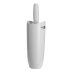 Croydex Plastic Toilet Brush And Holder - White/Grey (AJ500122) - thumbnail image 1