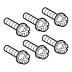 Geberit fastening material taptite screws (pack of 6) (216.197.00.1) - thumbnail image 1