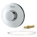Grohe push button and 75cm hose - chrome (37761000) - thumbnail image 1