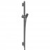 hansgrohe Unica Shower Rail S Puro - 65cm with Shower Hose - Brushed Black Chrome (28632340) - thumbnail image 1
