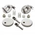 Ideal Standard Concept normal close seat and cover hinge set - chrome (EV286AA) - thumbnail image 1