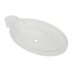 Aqualisa 25mm soap dish - clear (215004) - thumbnail image 2