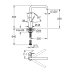 Grohe Essence Single Lever Sink Mixer 1/2" - Chrome (30269000) - thumbnail image 2