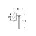 Grohe Essentials Toilet Roll Holder - Brushed Nickel (40689EN1) - thumbnail image 2