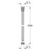 Grohe Vitalioflex Metal 1.5m Shower Hose - Chrome (22108000) - thumbnail image 2