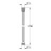 Grohe Vitalioflex Metal 1.75m Shower Hose - Chrome (27503001) - thumbnail image 2
