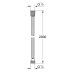 Grohe Vitalioflex Metal Long-Life 2m Shower Hose - Chrome (22103000) - thumbnail image 2