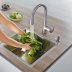 Grohe Zedra Single Lever Sink Mixer - Stainless Steel (32553SD0) - thumbnail image 2
